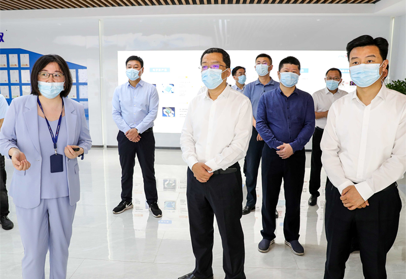 Leaders of the Municipal Party Committee of Tongling City, Anhui Province visited the Polyton production base for investigation and investigation