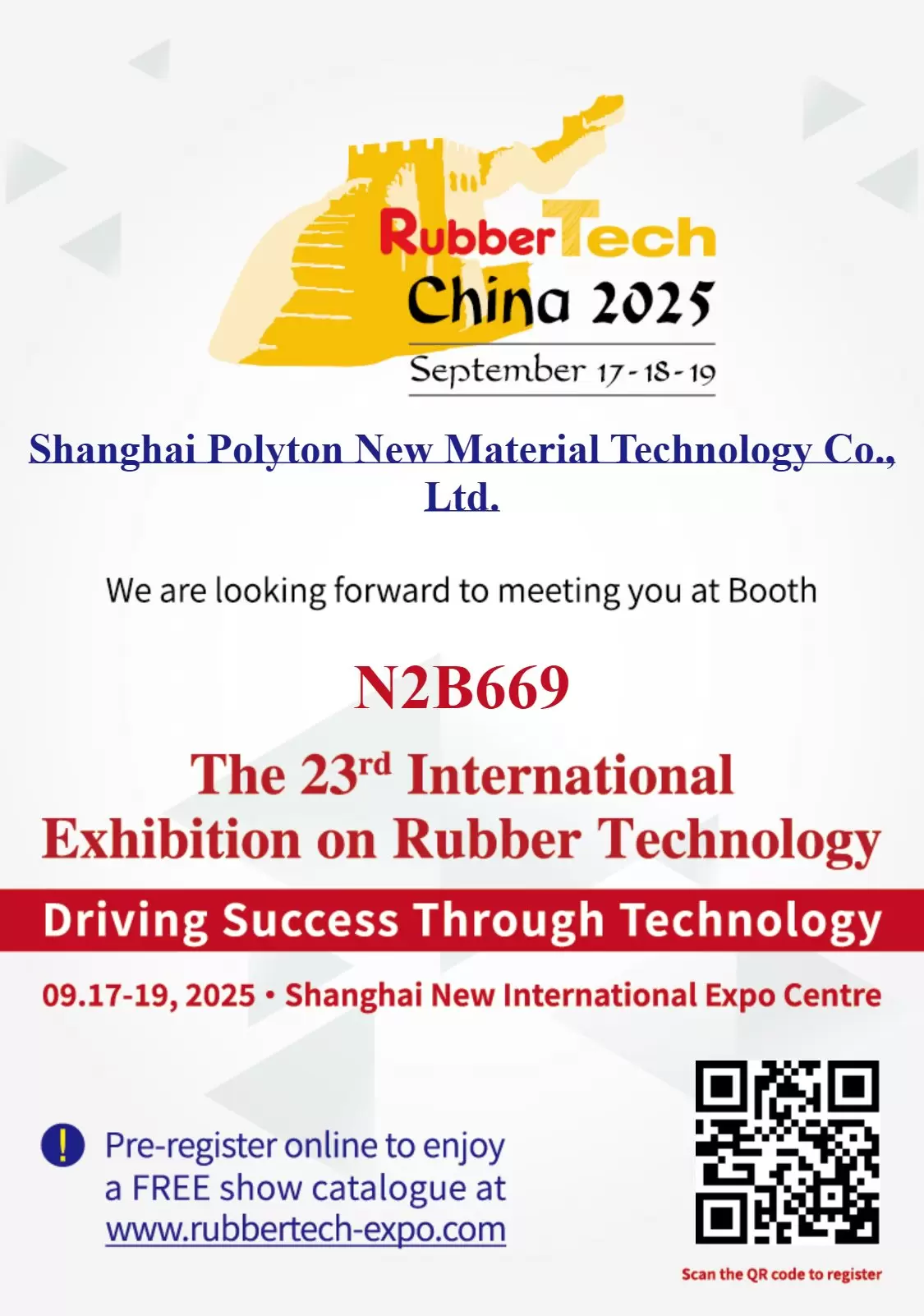 Polyton participates in RubberTech China 2025